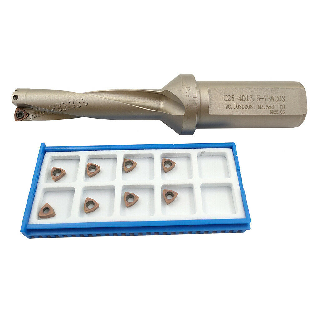 WPD-175-4D-C25 16.5mm U drill indexable drill + 5PCS WCMT030208 ZM1025 insert