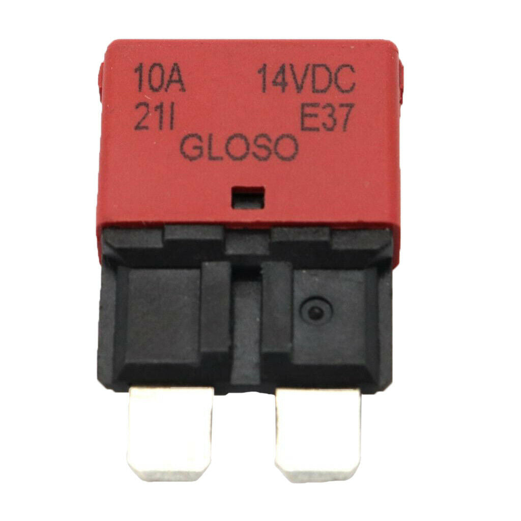 8pcs Universal Truck Circuit Breaker Blade Fuse 12/24V 20A/15A/10A/7.5A/5A