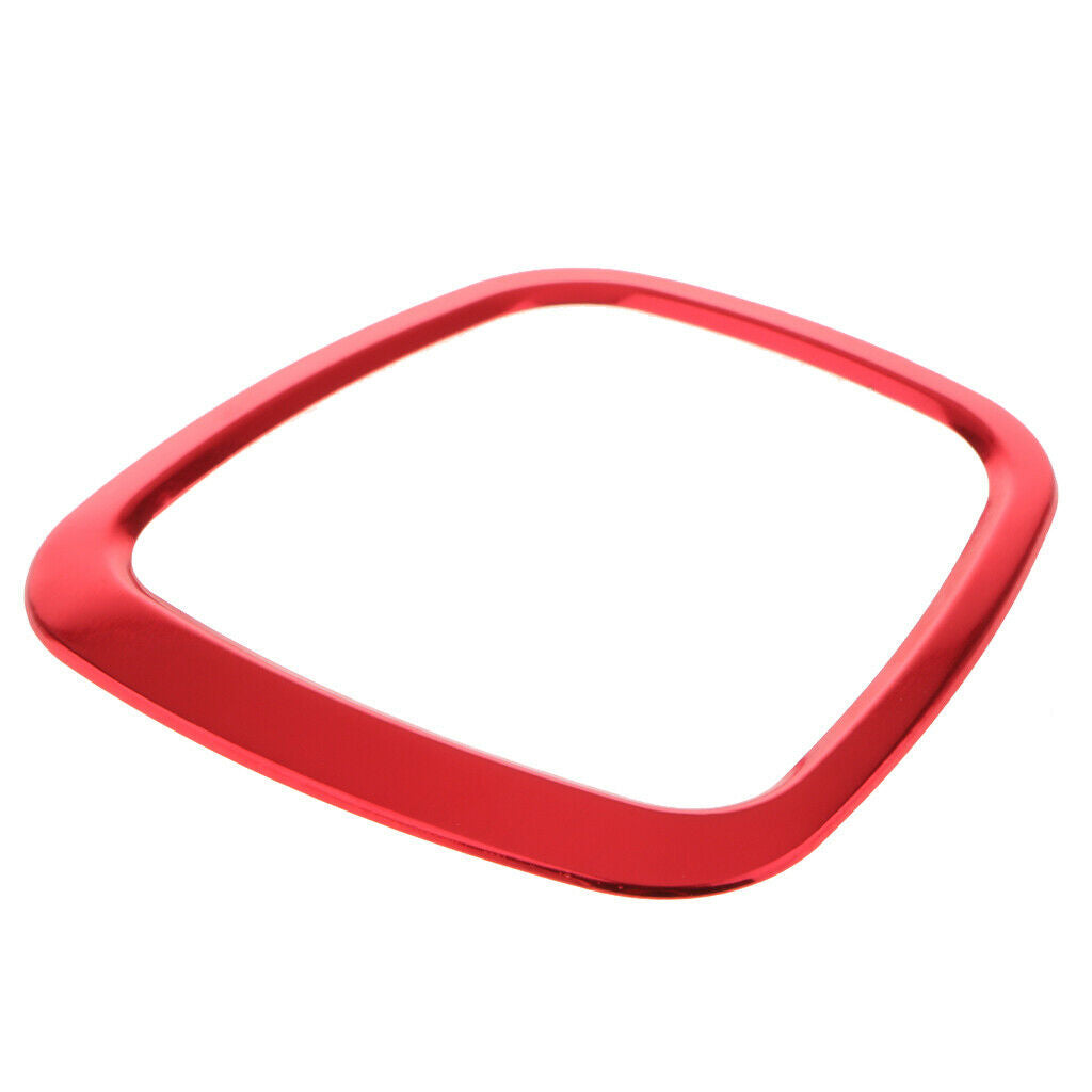 3pcs Full Trim Engine Start Stop Button Red  Chrome Cover for Audi Red