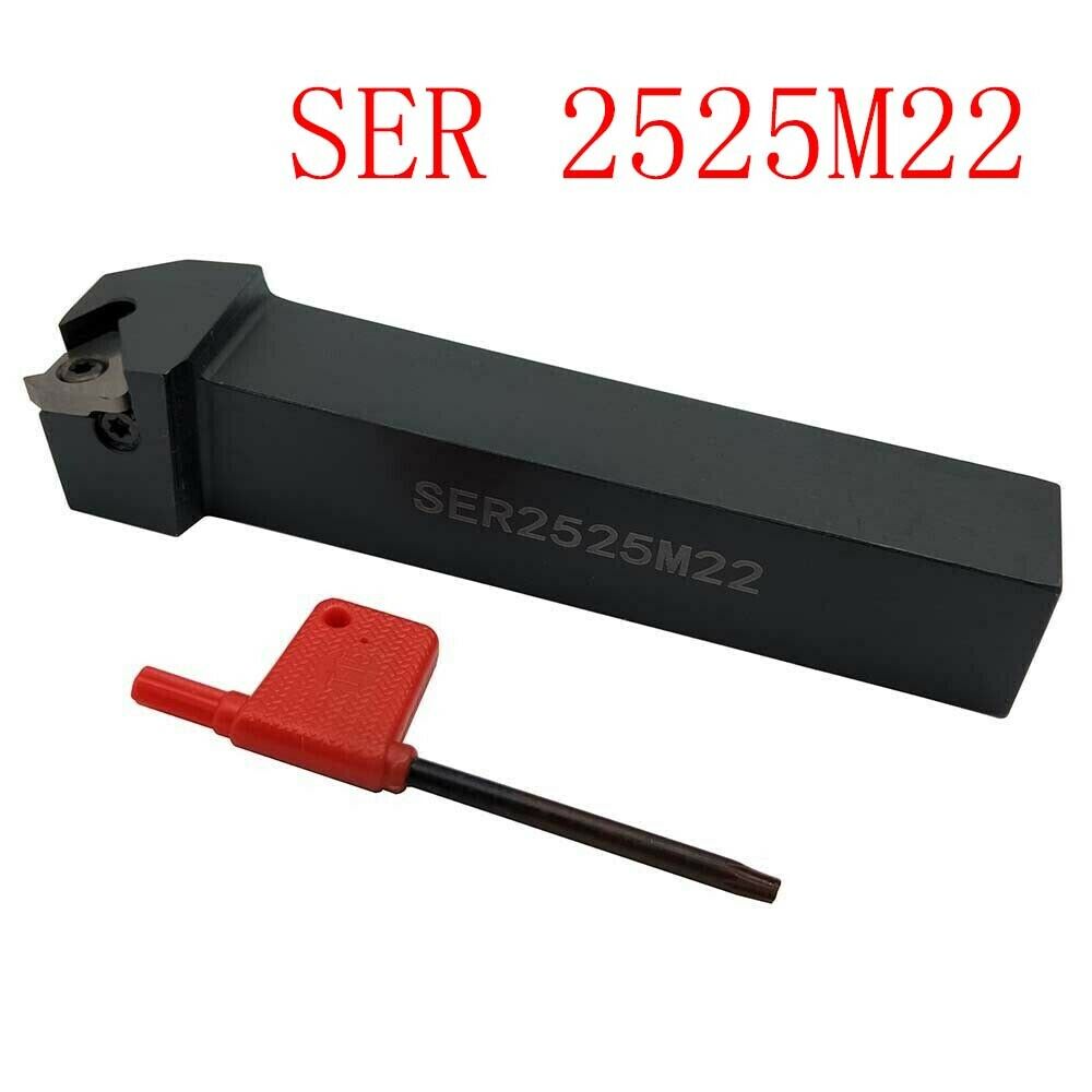 SER2525M22 25x150mm lathe turning tool holder threading turning tool insert 22ER