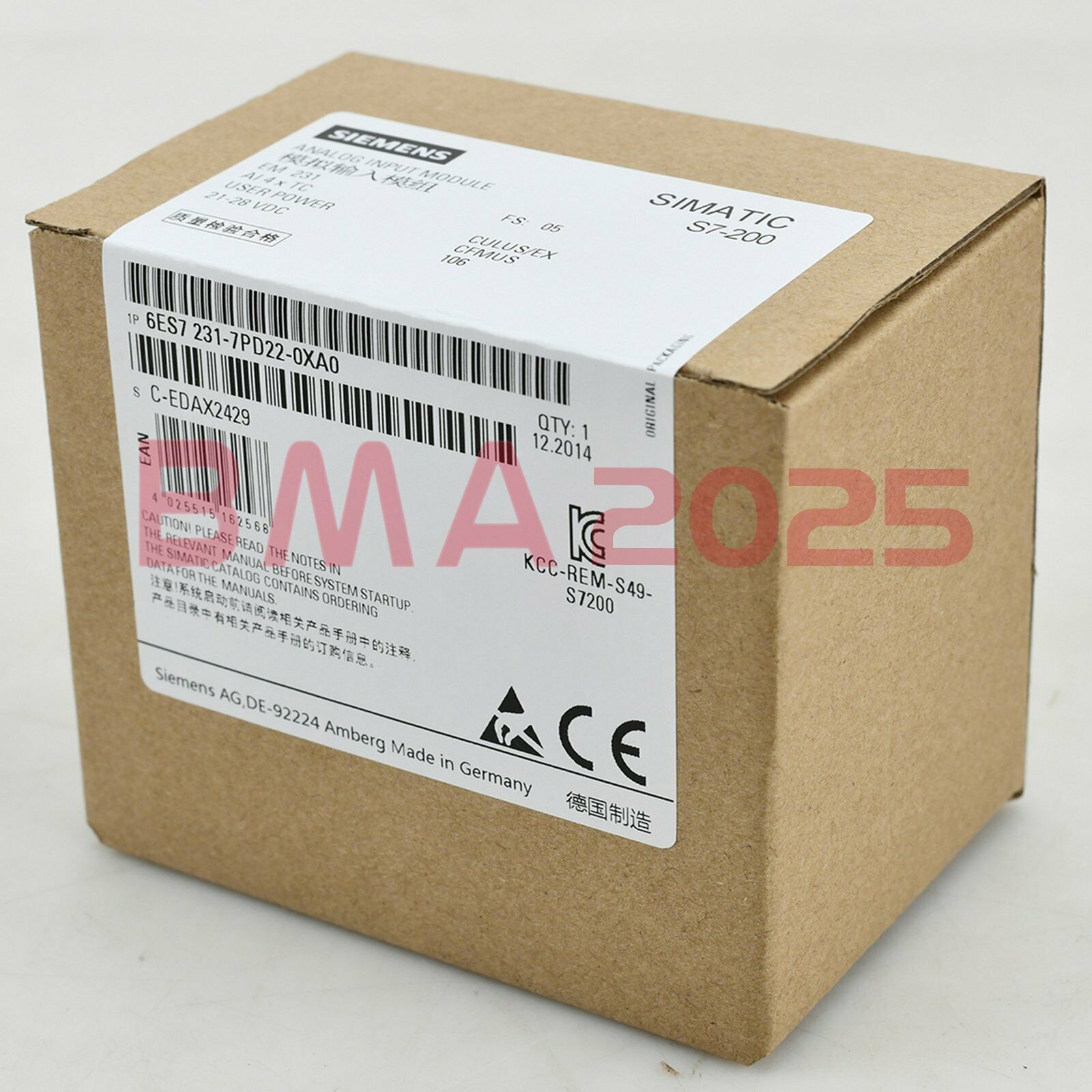 1PC Brand New 6ES7 231-7PD22-0XA0 one year warranty free Ship SM9T