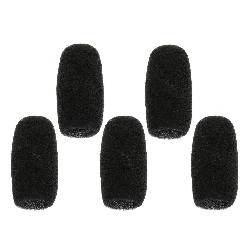 5 Pcs   Filter Windscreen Sponge Windshileld Interview Microphone Cover M5