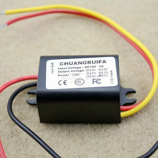 Waterproof DC/DC Converter 12V Step down to 9V 3A 15W Power Supply Module