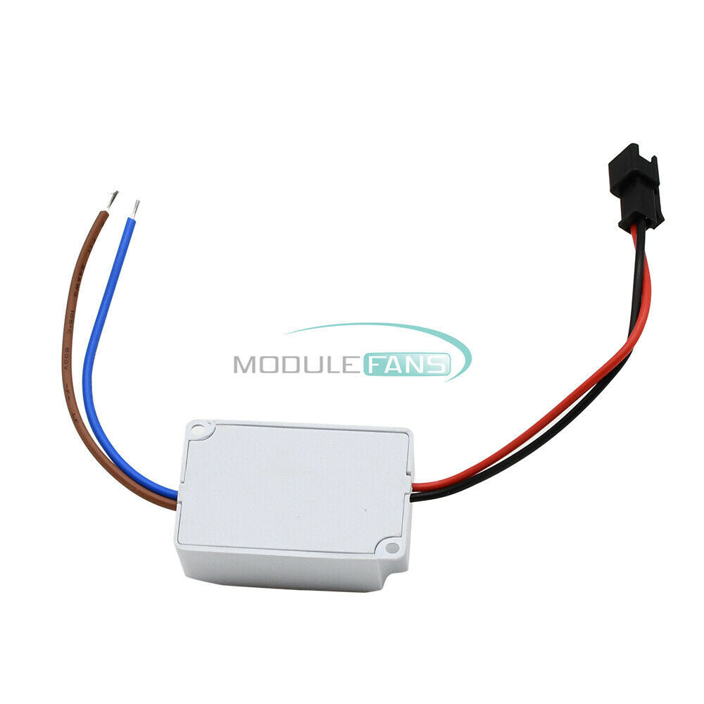 AC 85V-265V to DC 12V LED Electronic Transformer Power Supply Driver 3X1W