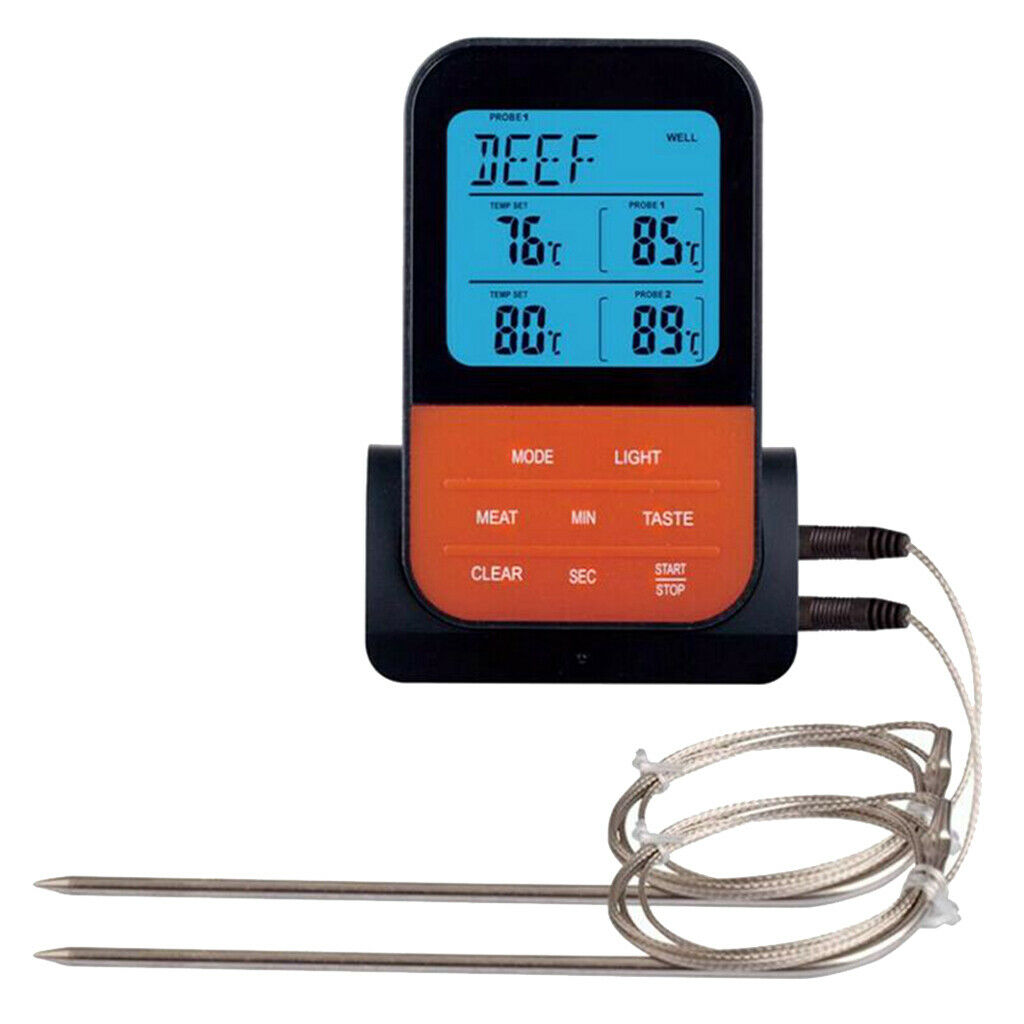 Wireless BBQ Grill Meat Thermometer,229 Ft Range Electric Digital Kitchen Food