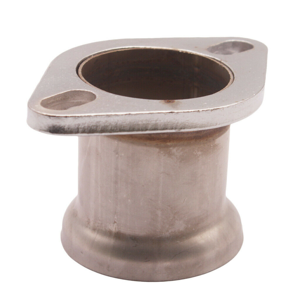 Stainless Steel Pipe to 2.5"inch 2 bolt Reducer Downpipe Turbo Exhaust
