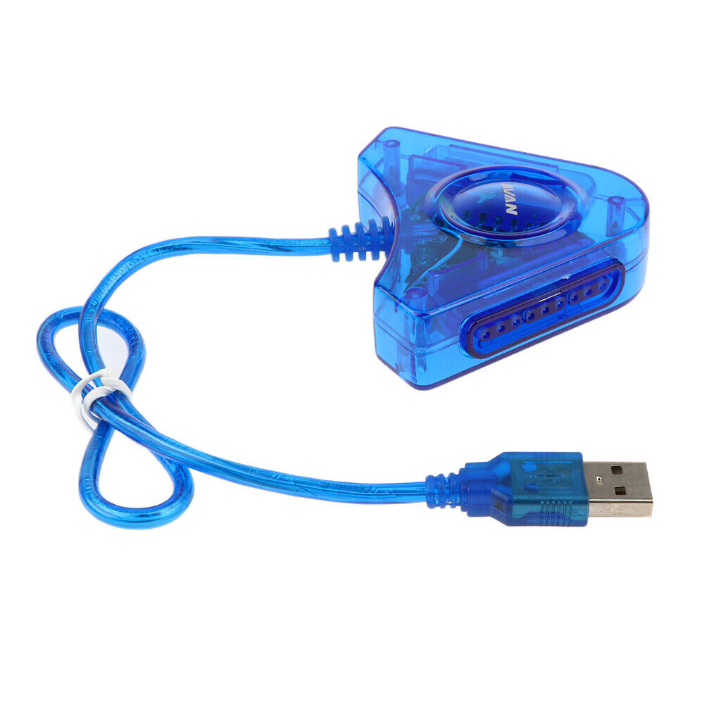 PS2 Wired Handle to PC Converter ,USB Converter Adapter Cable Cord for