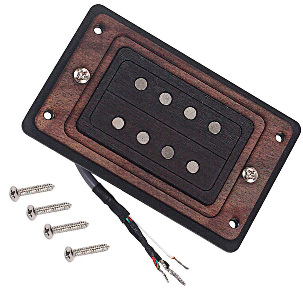 1 Set 4-String Humbucker Pickup with Screws for Cigar Box Guitar/Electronic