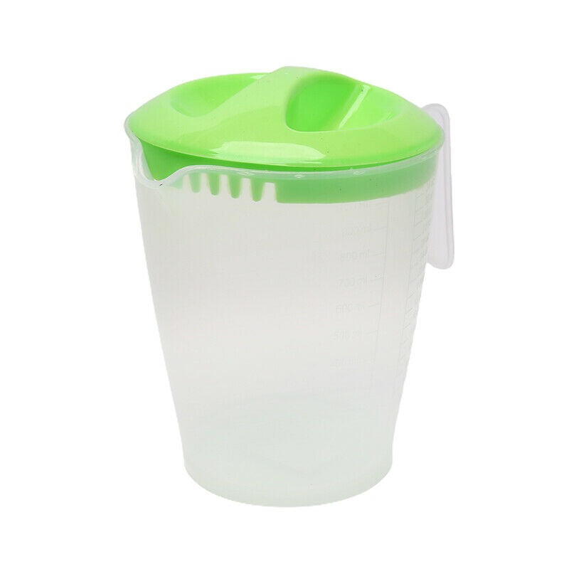 1000ML Plastic Graduated Measuring Cup water Jug with Cover Kitchen Bakin.l8