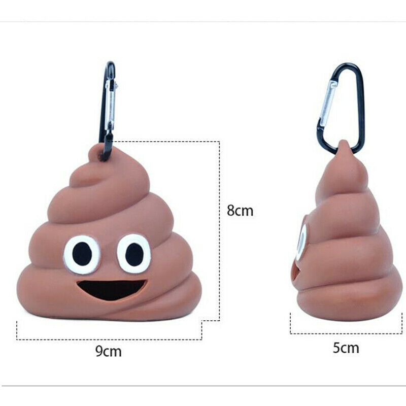 Dog Poop Bag Dispenser Eco-friendly Pet Waste Bag Holder Outdoor Dog Garb.l8