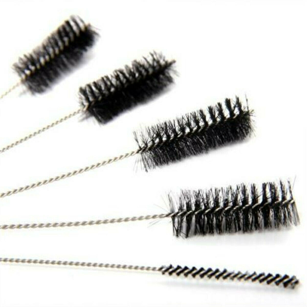10 x Tattoo Cleaning Brushes Set Machine Tube Grip Tip Nozzle Body Art Accessory