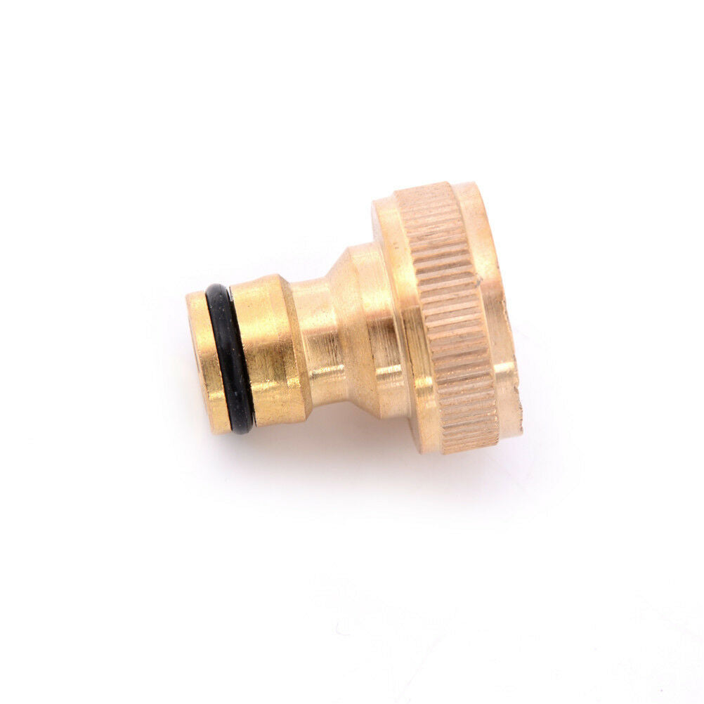3/4'' Brass Tap Adaptor Hose Pipe Fitting Tap Hosepipe Quick Connector ZS DS Gy