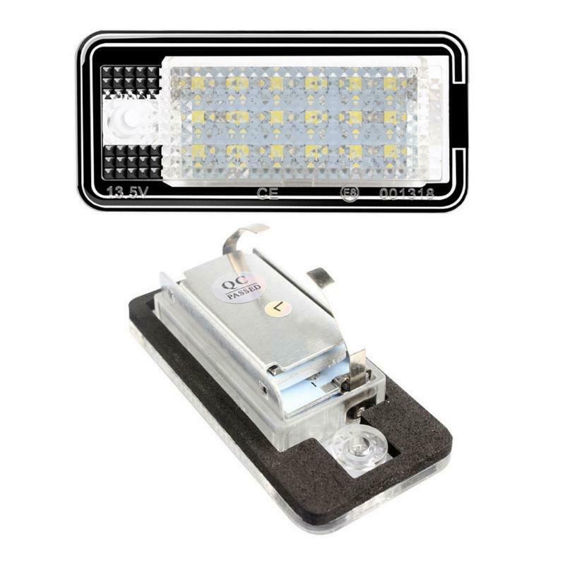 2pcs 18 LED 6500K License Number Plate Light Lamp For A3 S3 A4 S4 A6 C6 A8 S8 Q7
