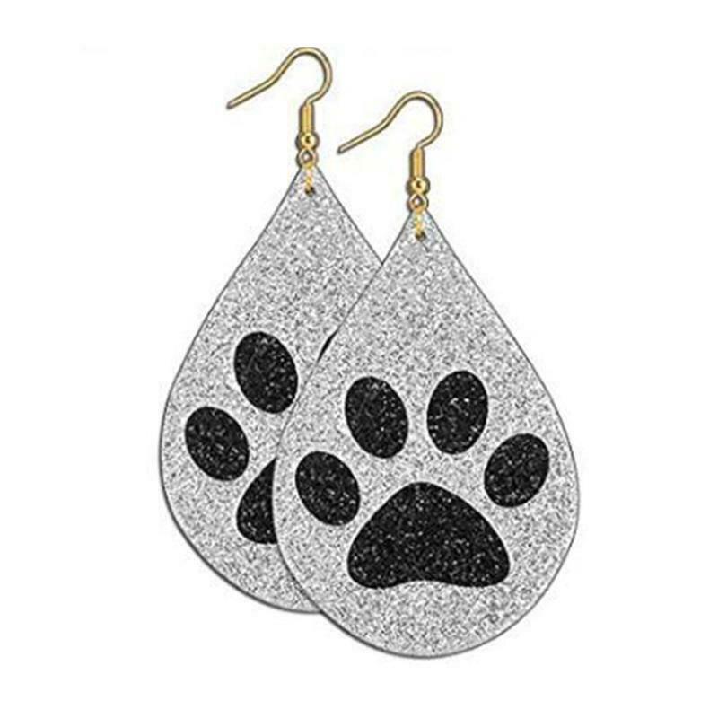 Earring Die Cuts, DIY Scrapbook Paw Teardrop Cutting Dies for Making Earrings