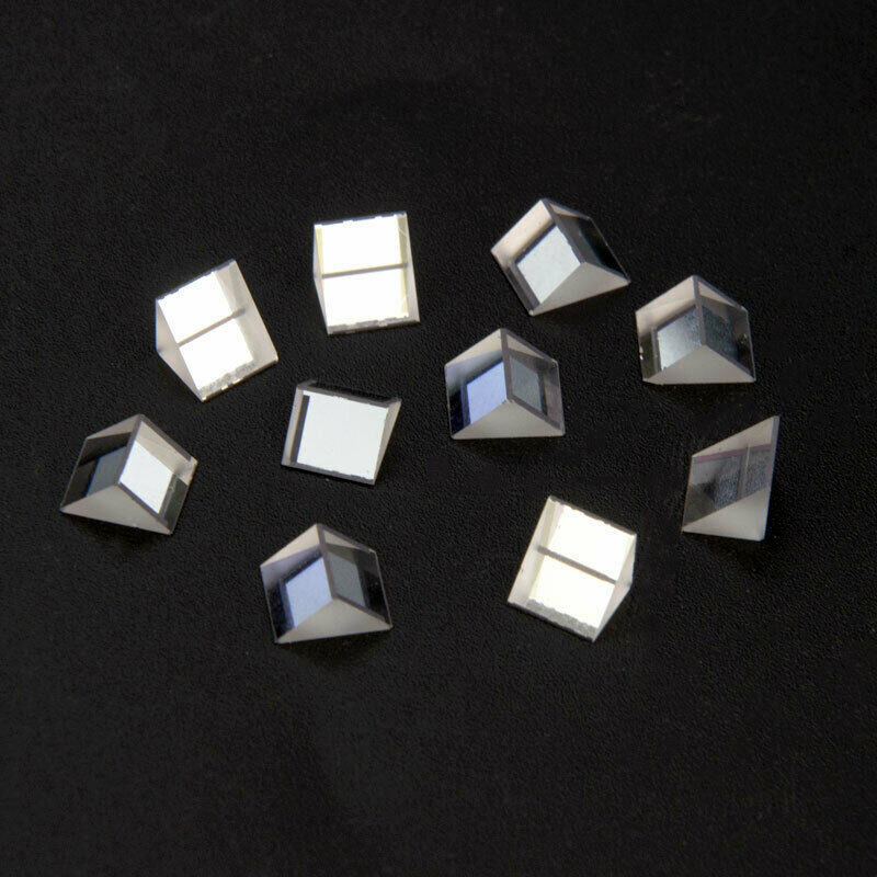 20pcs Defective Right Angle Triangular Prism for Physics Science Teaching