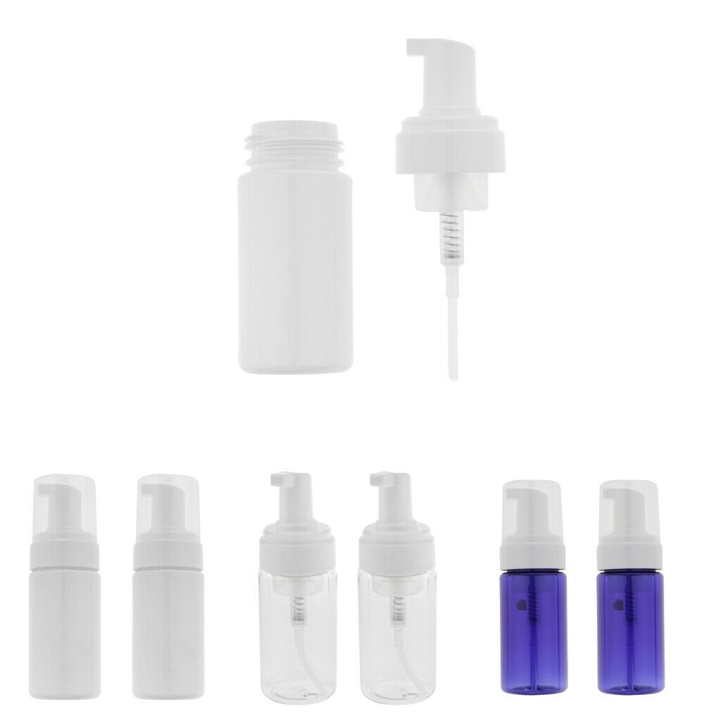 4 Pieces Foam Bottle Dispenser Soap Liquid Containers Shampoo Case 100ml