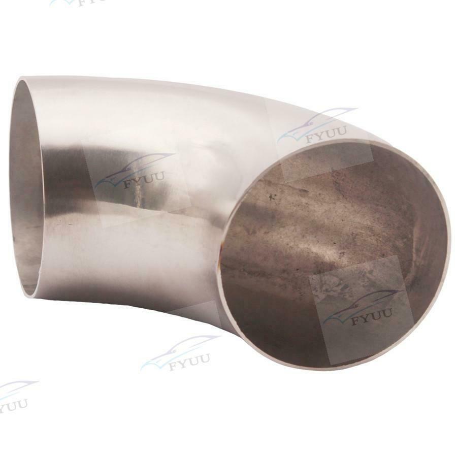 4” Ultra Tight Radius Mandrel Bend 90 Degree 304 Stainless Steel 0.84D Exhaust