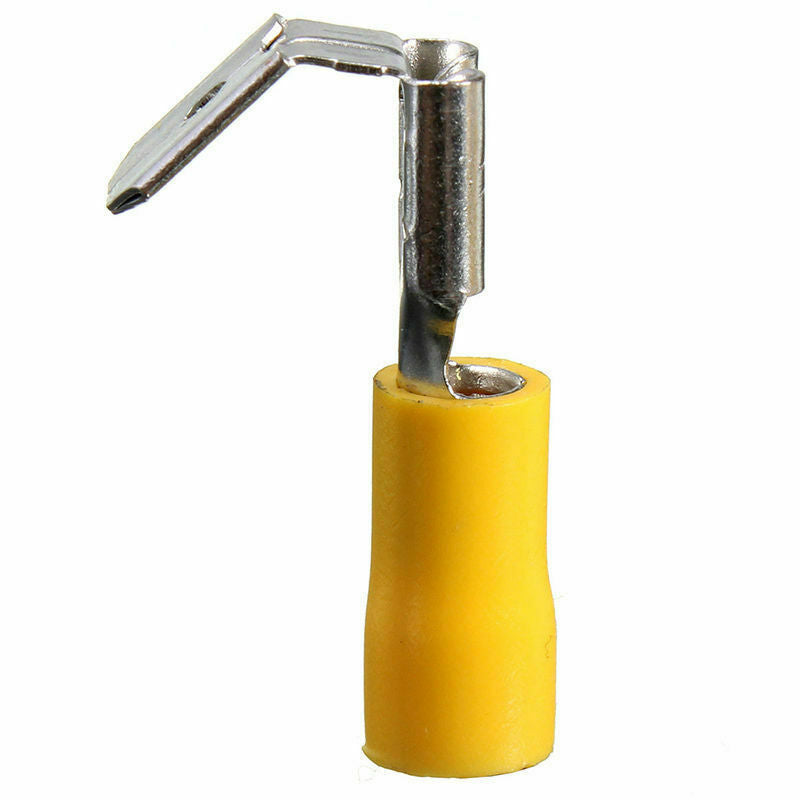 100pcs Red&Blue&Yellow Piggyback Insulated Spade Crimp Terminal Connectors Kit