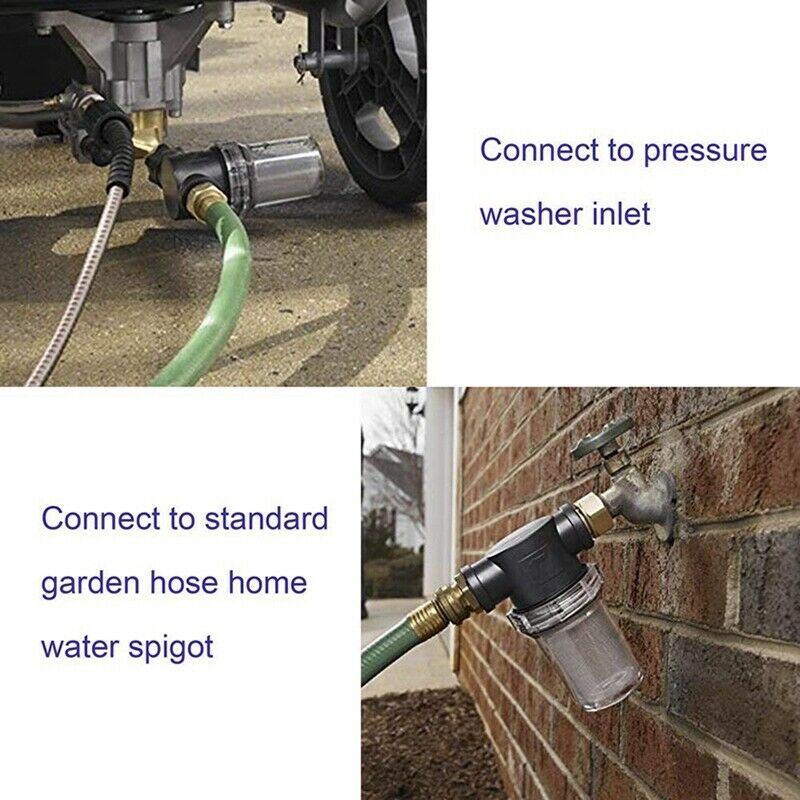 Garden Hose Filter for Pressure Washer Inlet Water, Inline Filter for SedimentY7