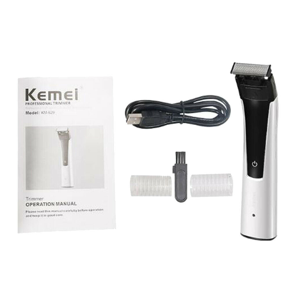 Electric Hair Cutter Clipper Precision DIY Razor USB Sidebums Beard Trimmer