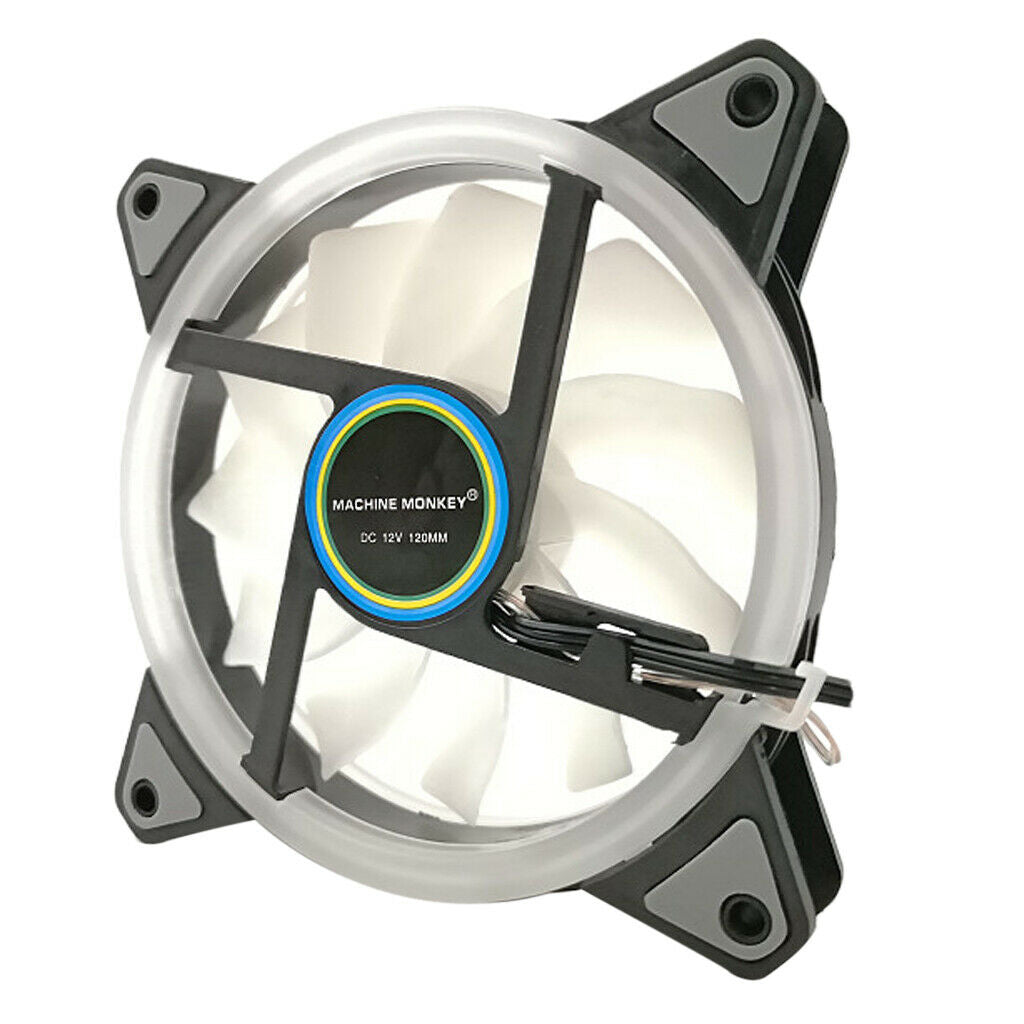 120mm 12cm Hydraulic Bearing Computer Case CPU Cooling Fan RGB LED Cooler