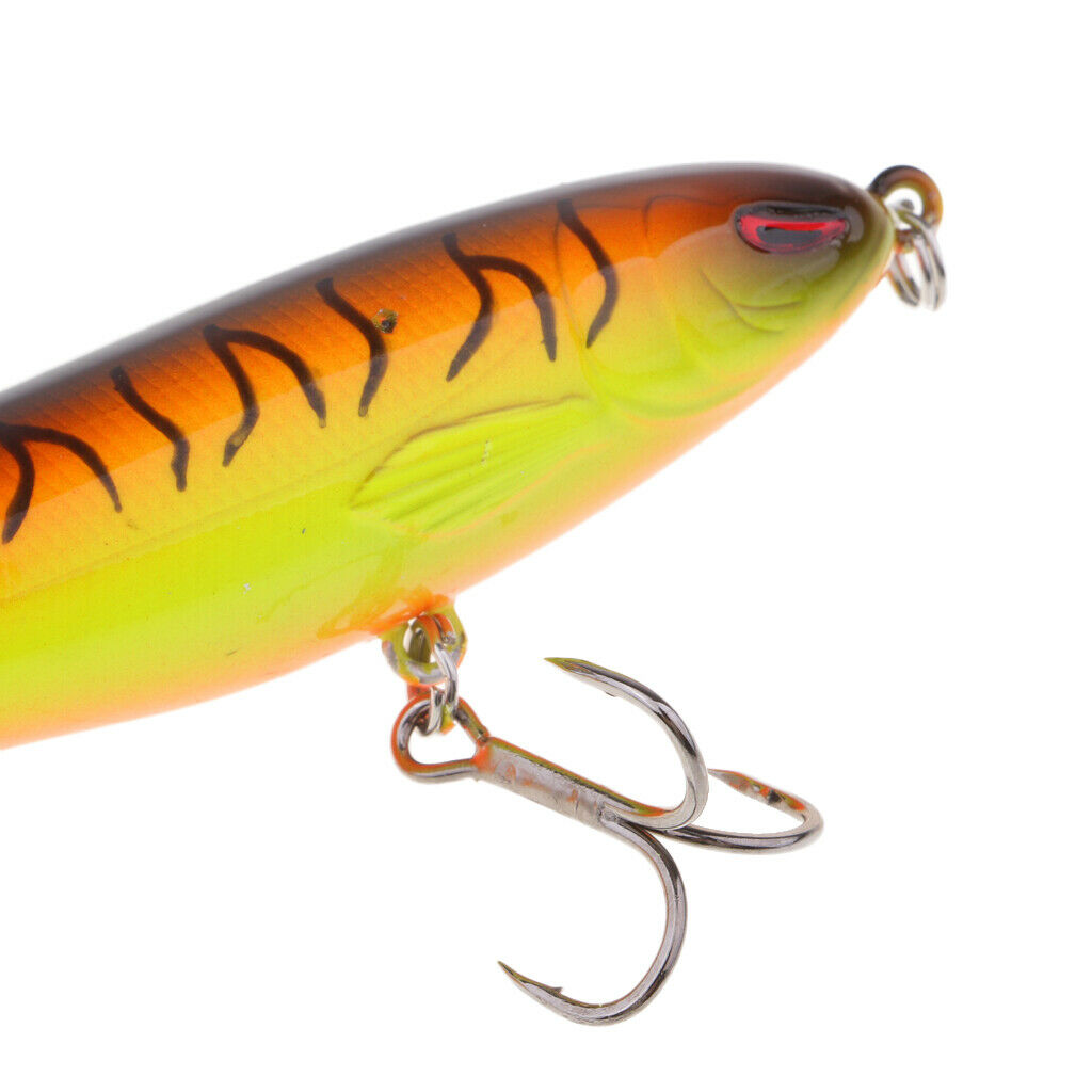 2 Pieces Whopper Popper Bionics Fishing Lure Artificial Hard Fishing Baits