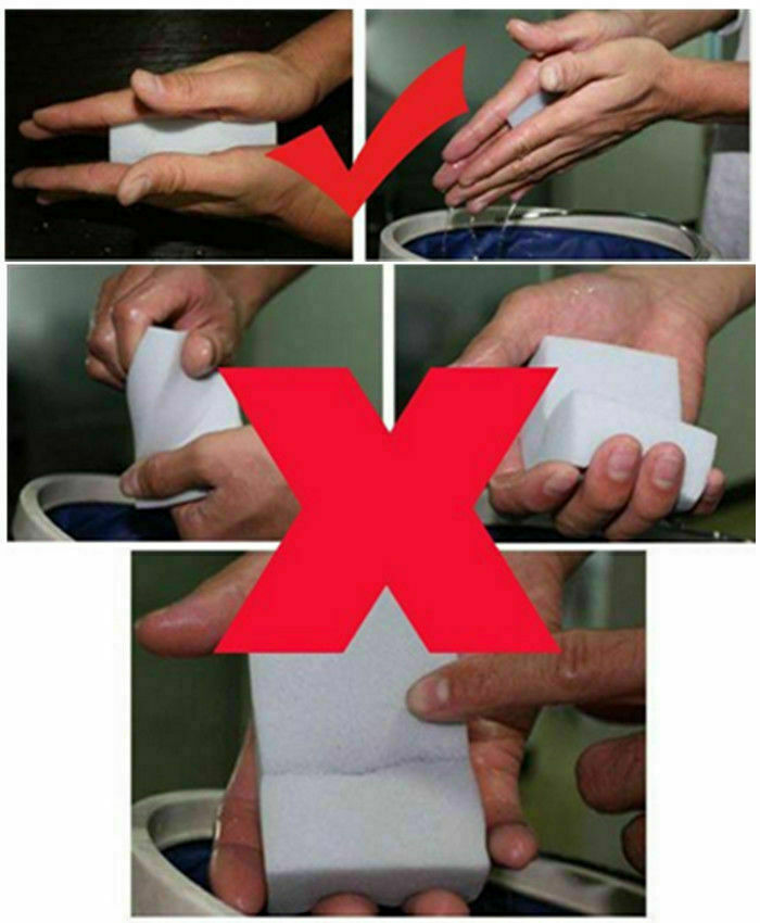 100Pcs/Set Sponge Eraser BULK PACK Melamine Cleaning Foam 3/4" Thick Pads Set AU