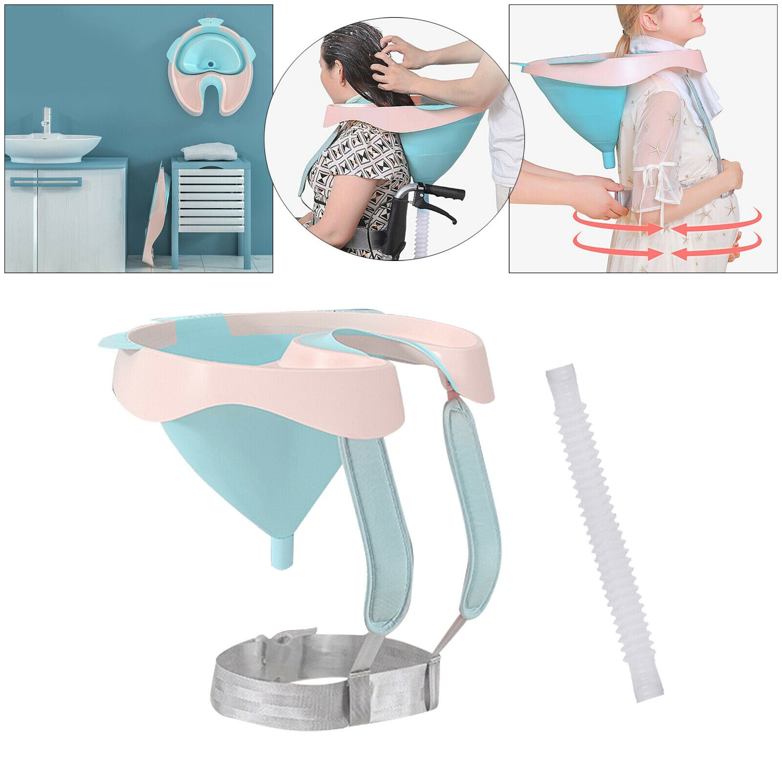 Comfortable Hair Washing Sink Bowl for Bedridden Patients Professional