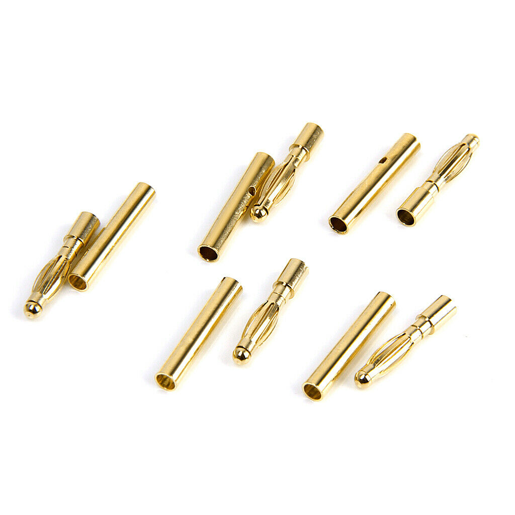 40Pairs 2mm+3.5mm Male Female Bullet Banana Plug Connector for Battery Motor