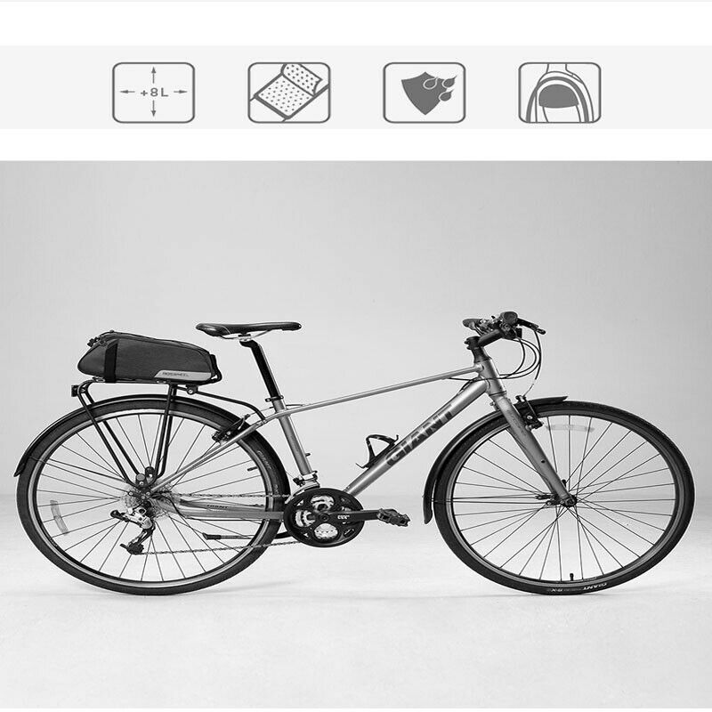 7L MTB Road Bike Bicycle Cycling Rear Seat Rack Bag Pack Pannier 300D Polyester