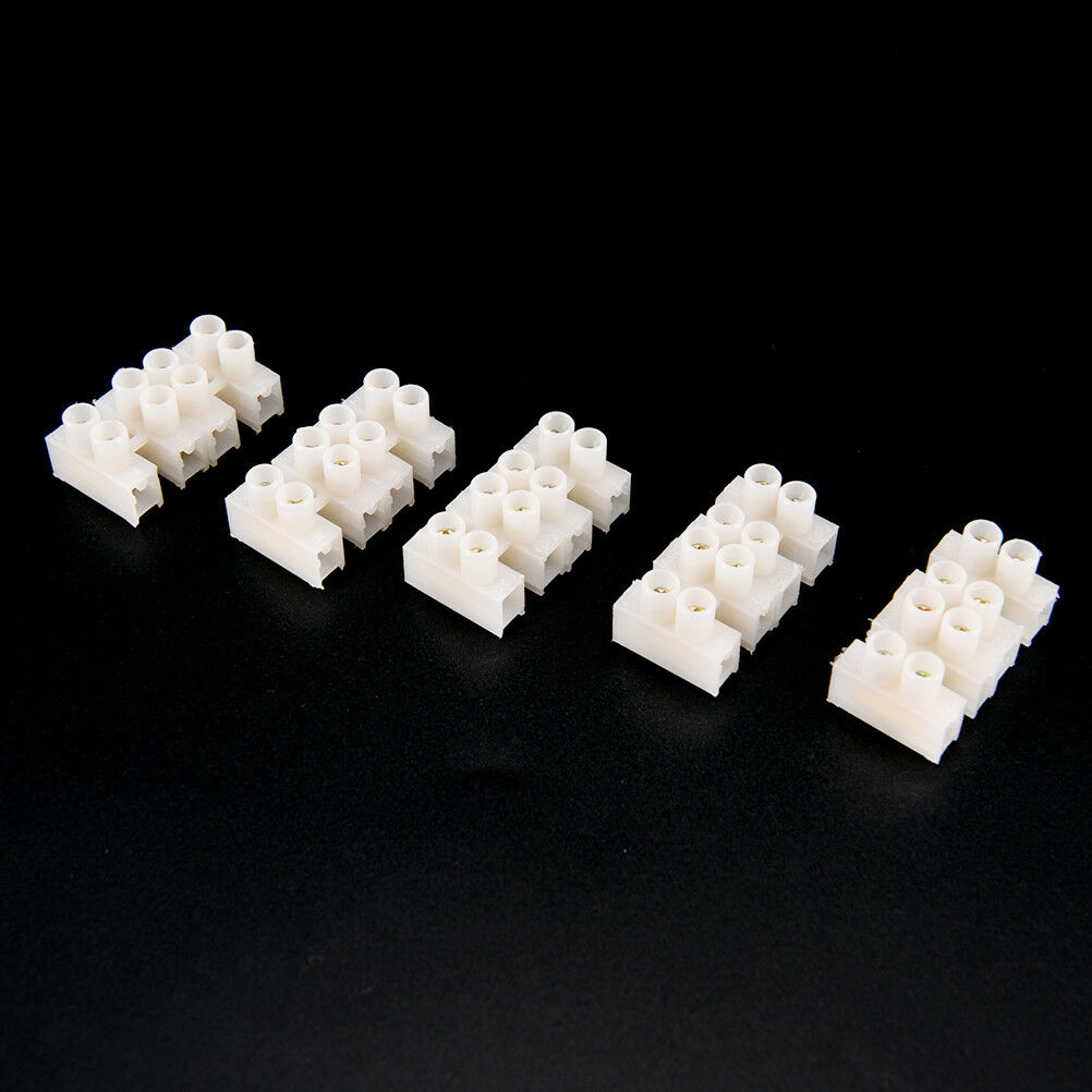 10PCS Practical Durable 10A 2 Way Electrical Screw Terminal Block Connecto.l8