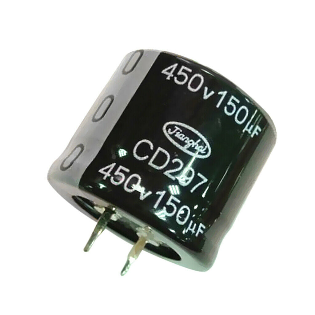 150uf 450v 105C Radial Electrolytic Capacitors Black 25x30mm