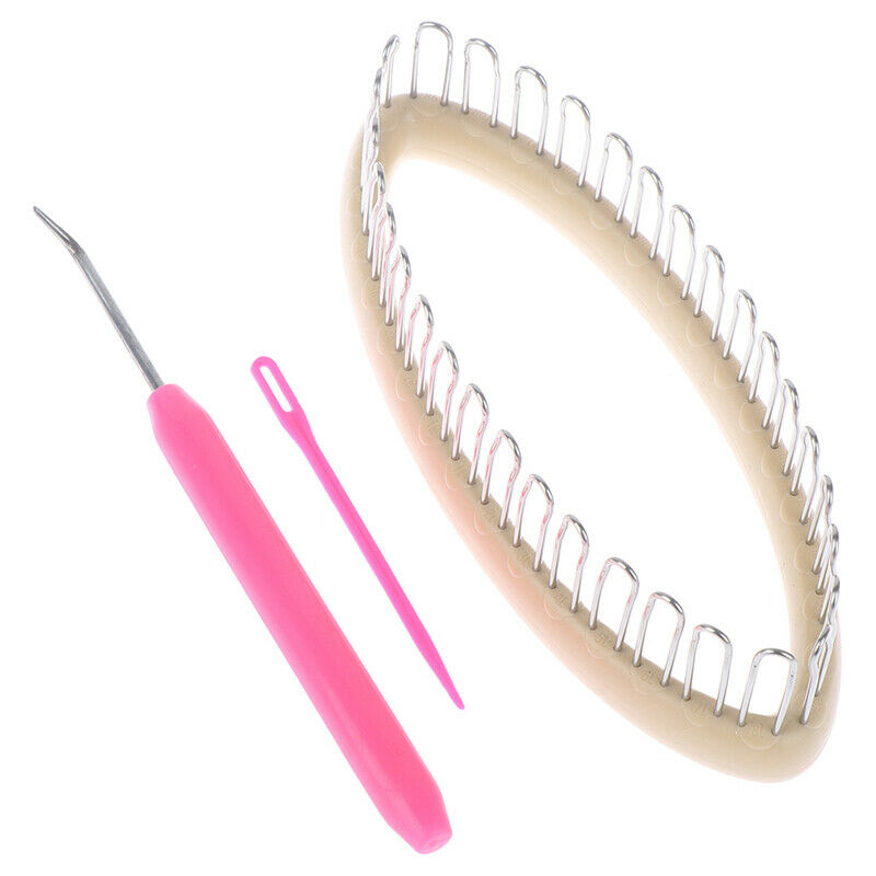 3Pcs Weaving Sock Knitting Loom Crafts Tools Sock Scarf Hat Weaver Needle.l8