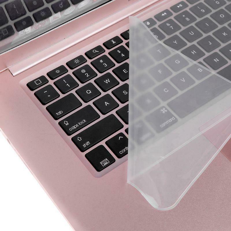 Keyboard Cover Skin Keypad Clear Protective Film Silicone Laptop PC 15"