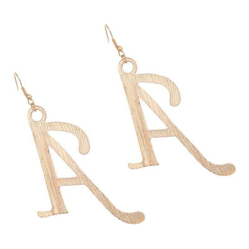 2Pcs Earring A Shaped Dangles Pendants Ear Studs Fashion Jewelry Charm Gifts