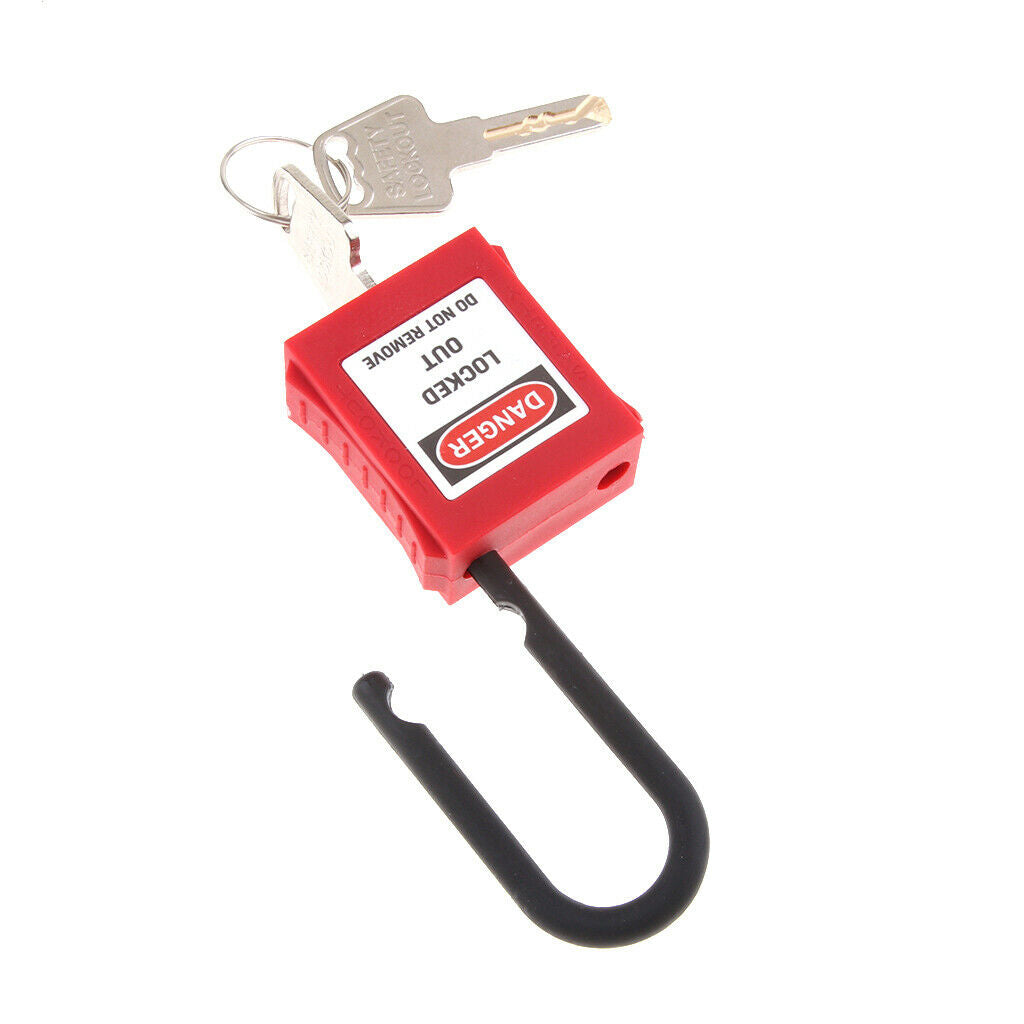 10Pieces/Set Safety Lockout Padlock Lockout Nylon Lock Beam, Engineering Plastic