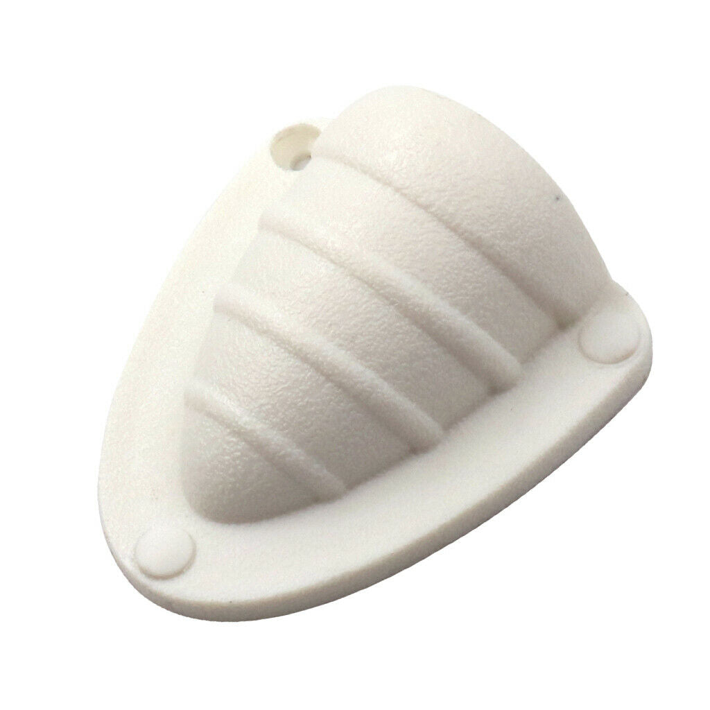 Marine / Boat Conch Shell Vent Cover Molded White Nylon Large Size
