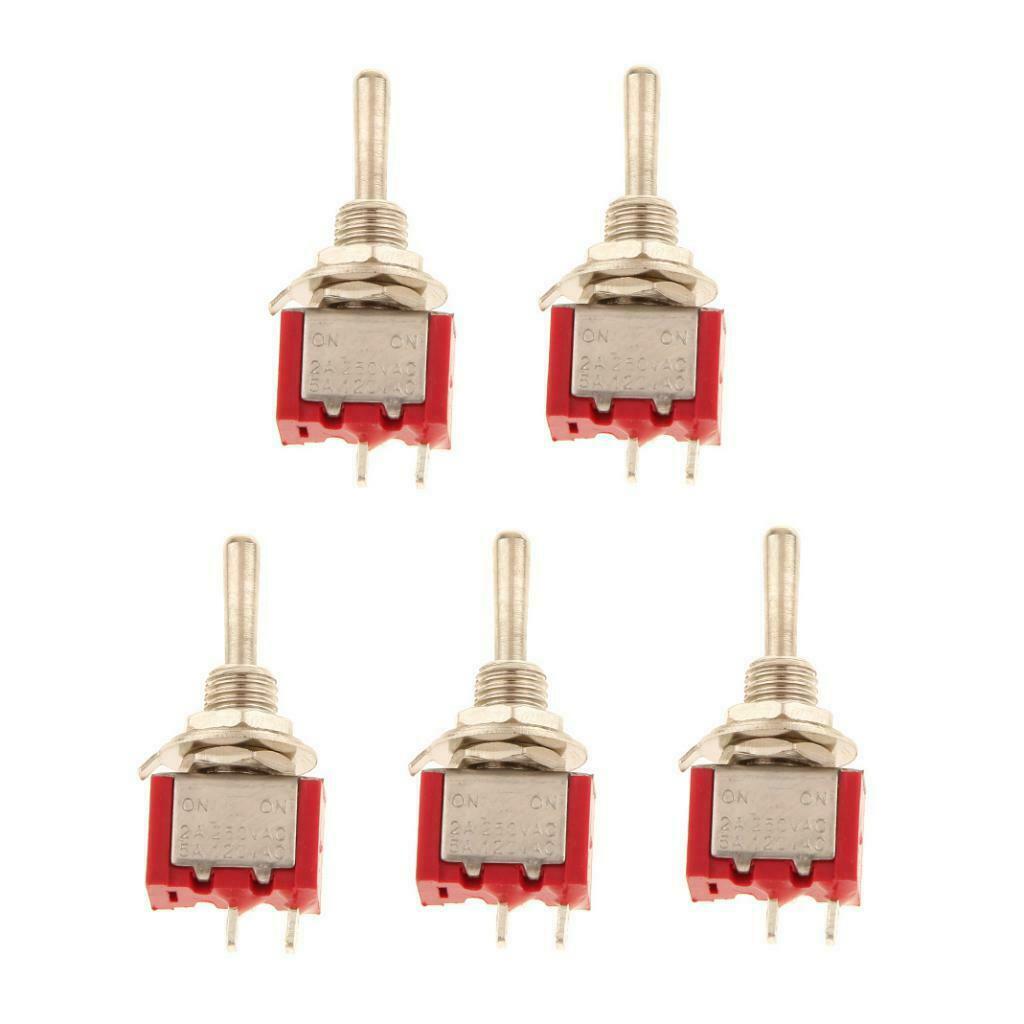 Pre-wired Mini Toggle Switch On and Off Control for Car and Truk( Pack of 5)