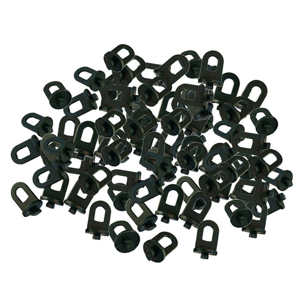 80-pack Plastic Greenhouse Hanging Hooks Plant Hangers Garden Accessories