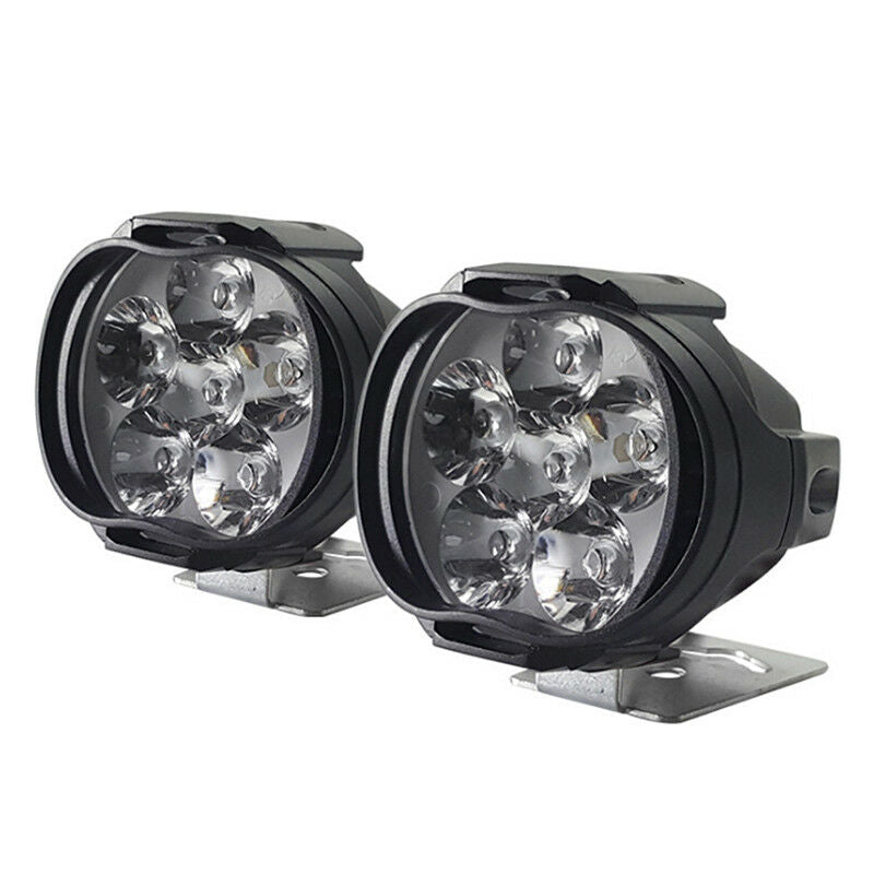 6LED Motorcycle Headlight Spot Lights Head Lamp LED Front DC12V Driving Hot S Fx