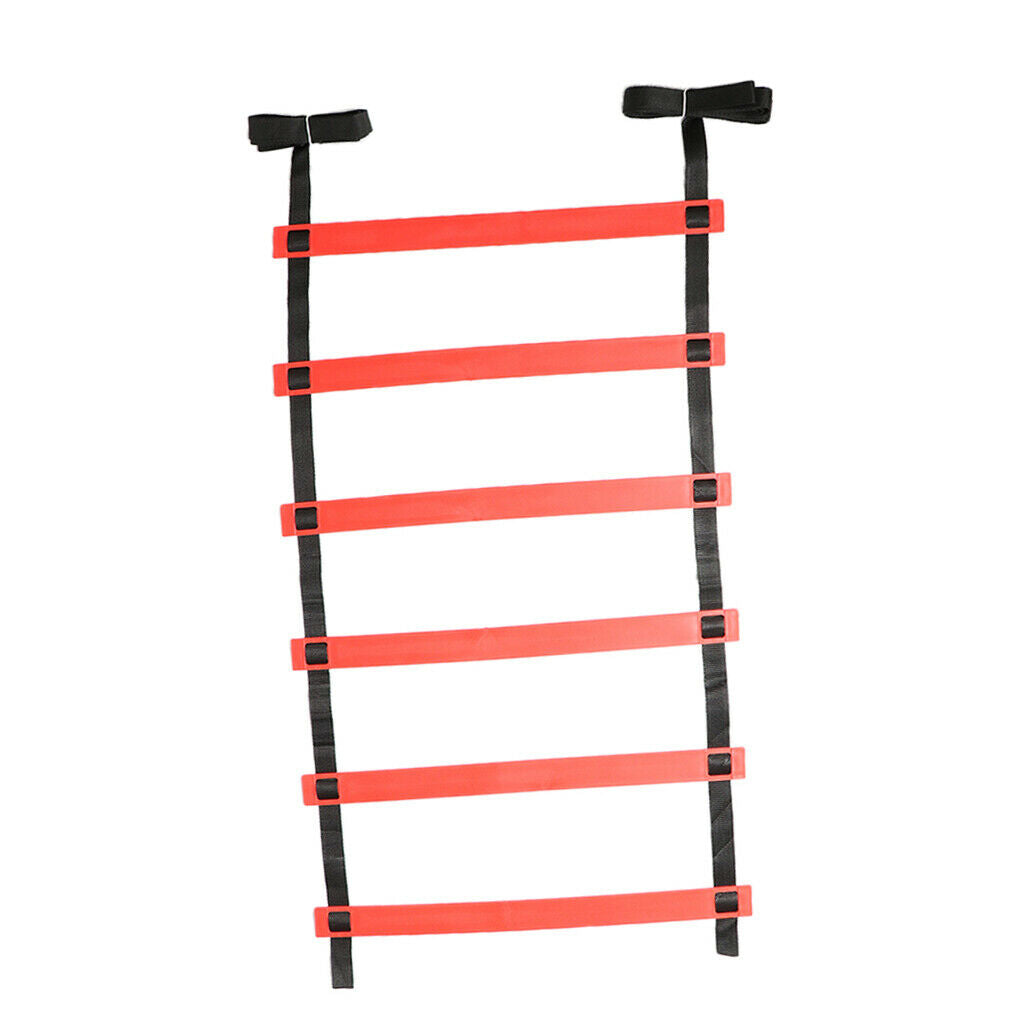 Agility Ladder for Soccer Football Speed Feet Training 6-Rung 300cm  Red
