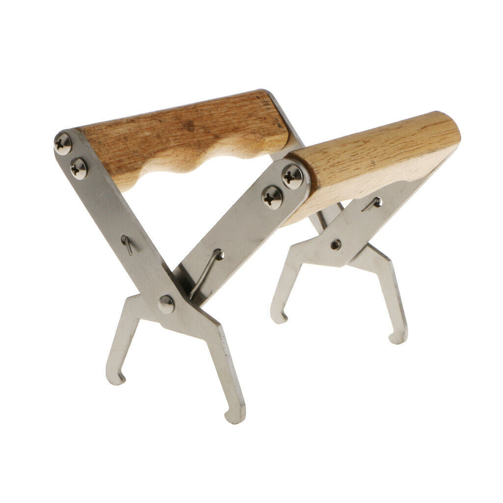 Functional Wood Handle Bee Hive Frame Holder Lifter Grip Beekeeping