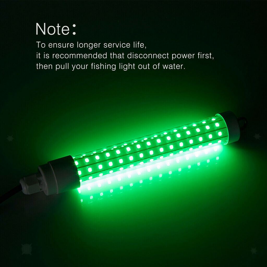 12v-24v 10.5W 120 LED 1000 Lumens IP68 Lure Bait Finder Night Fishing Light