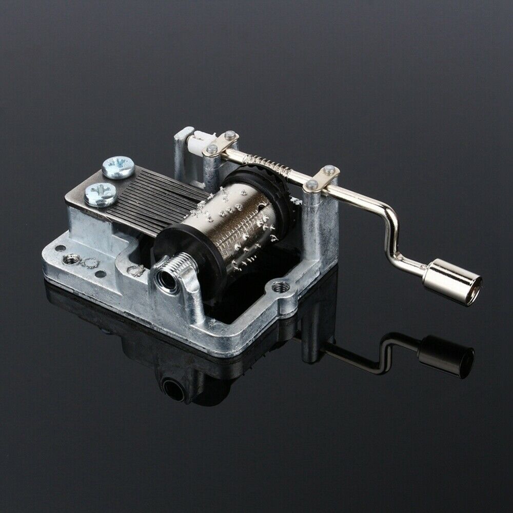 18 Tones Music Box Movements Set DIY Play Hand Crank Music Box Caskets For Girl