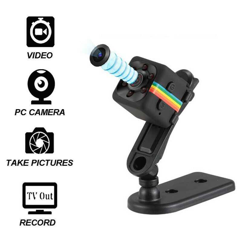 1080P Mini Car DVR Camera Spy Hidden Camcorder IR Night Vision Recorder Portable