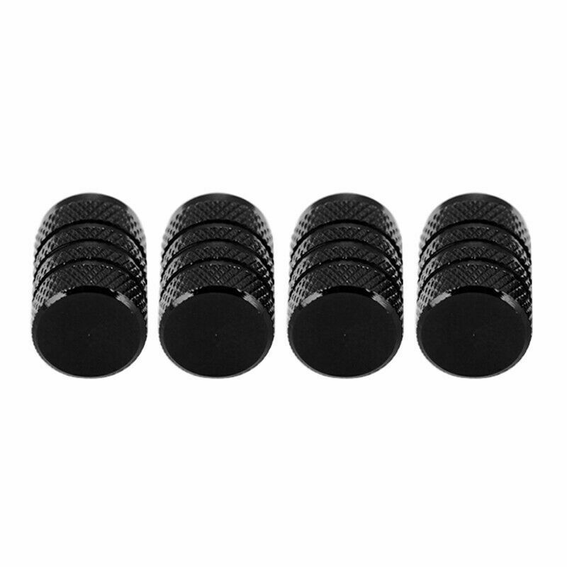 4Pcs Car Tire Valve Stems Cap Knurling Style Tire Valve Cap Wheel Air Valve Cap