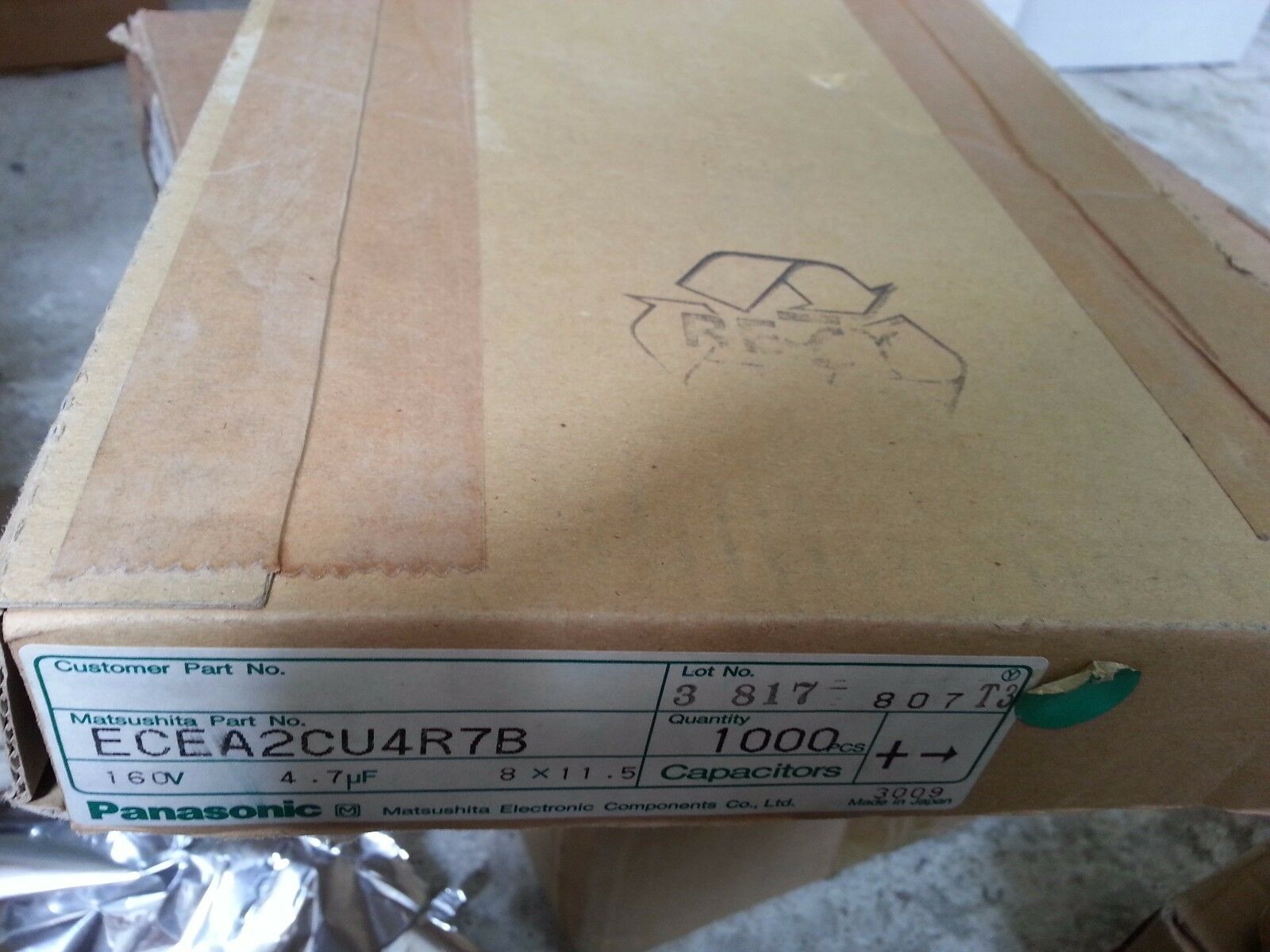 20pcs NOS PANASONIC JAPAN 4.7uF 160V HI END TUBE AMP CAPS FOR AUDIO!