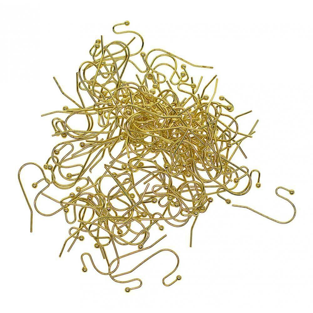 100 Pieces Earrings French Hook Ear Fish Hook Earring Jewelry Making Craft