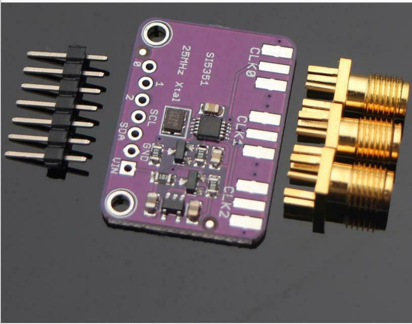1PC Si5351A I2C 25MHZ Clock Generator Breakout Board 8KHz to 160MHz for Arduino