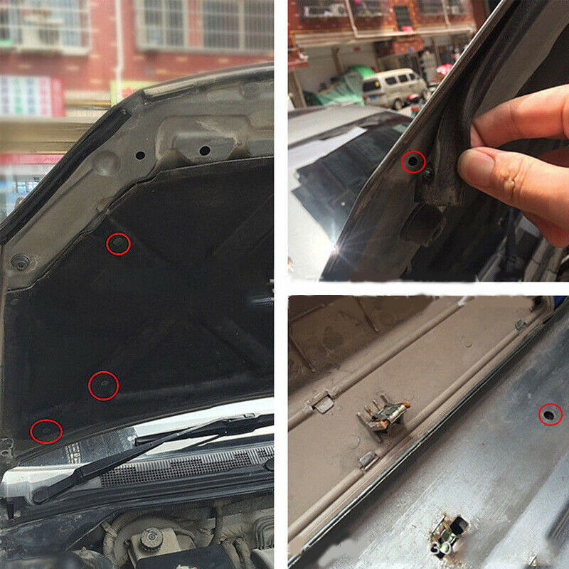620PCS 24Sizes Plastic Auto Fasteners Car Bumper Fender Repair Parts Clip Solid